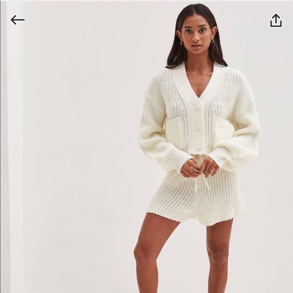 NWT 4th & Reckless Knit Volume Sleeve Cardigan